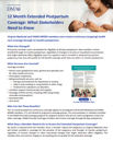 Stakeholder Postpartum Continuous Coverage Flyer image
